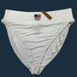 SKIMS Sleep Brief Team USA White 4X
